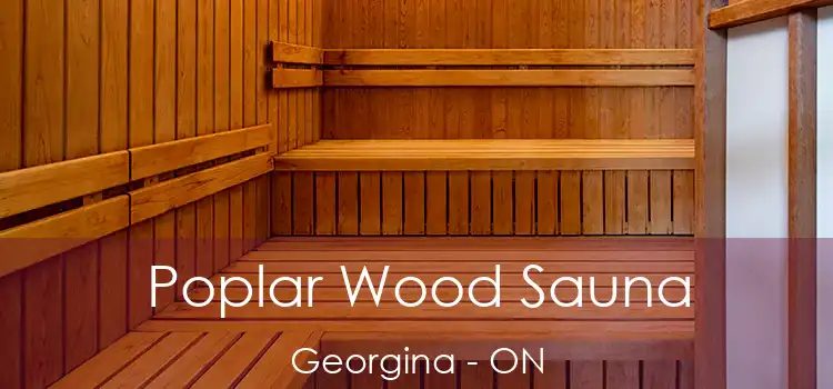  Poplar Wood Sauna Georgina - ON